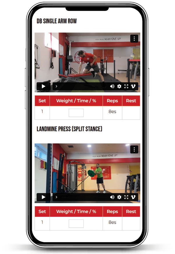 RPM Fitness Personal Training app